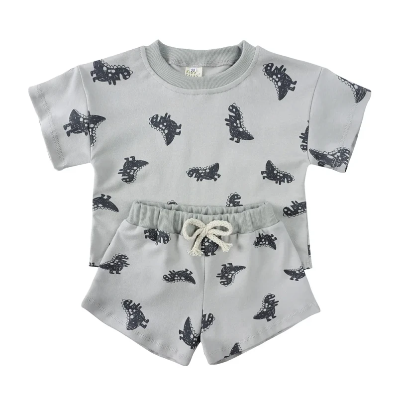 Custom Toddler Kids Home Wear Girls Boys Soft Comfy Bamboo Sleepwear Pajamas 2pcs Outfit for Kids
