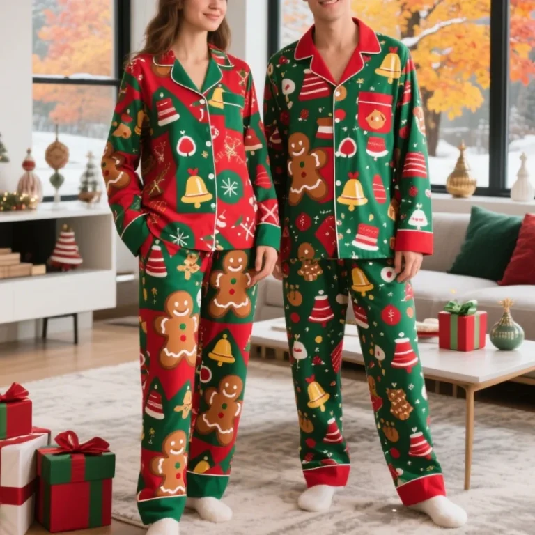 Custom-Winter-Christmas-Pyjama-Unisex-Sleepwear-Couple-Style-Cotton-Family-Matching-Christmas-Pajama-Set-for-Women