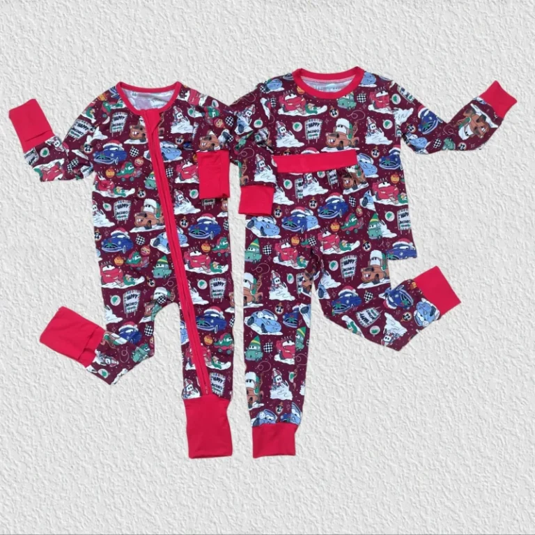 Customized-Bamboo-Viscose-Zippy-Sleepwear-Baby-Toddler-2-Piece-Long-Sleeved-Pajama-Set