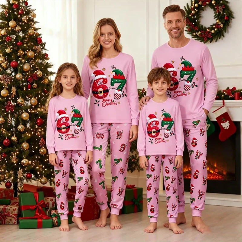 Customized New Cartoon Print Long sleeved Casual Unisex Sports One Set Cotton Breathable Quick Dry Home Wear Set
