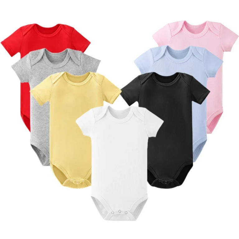 Cute-Sleeveless-Plain-White-100-Cotton-Bubble-Romper-Set-Summer-Baby-Clothes-Baby-Girl-Boy-Romper