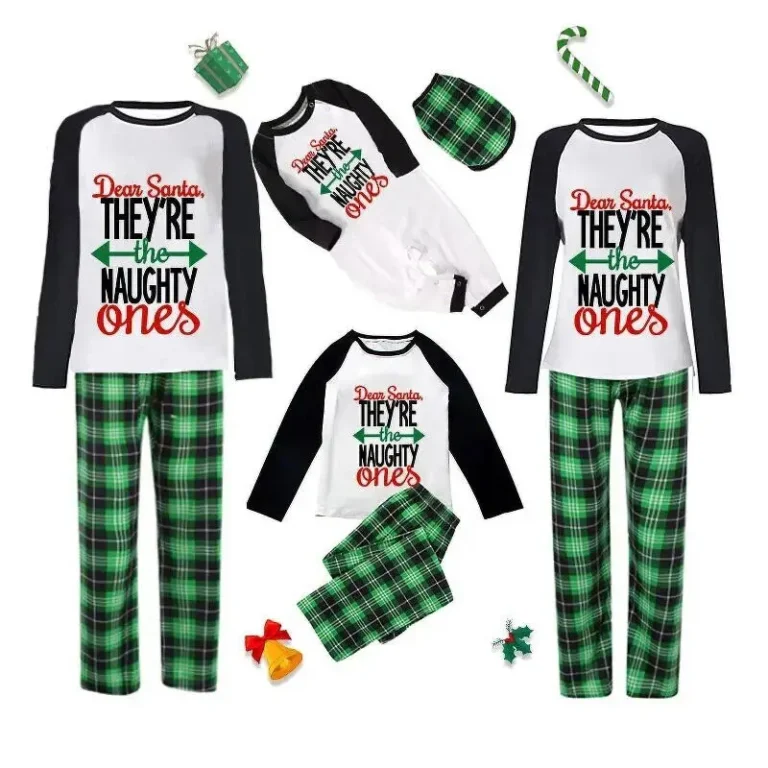 DDP-High-Quality-New-Design-Christmas-Pajamas-Family-Christmas-Decoration-Matching-Christmas-Pajamas-Family-Sleepwear-Set