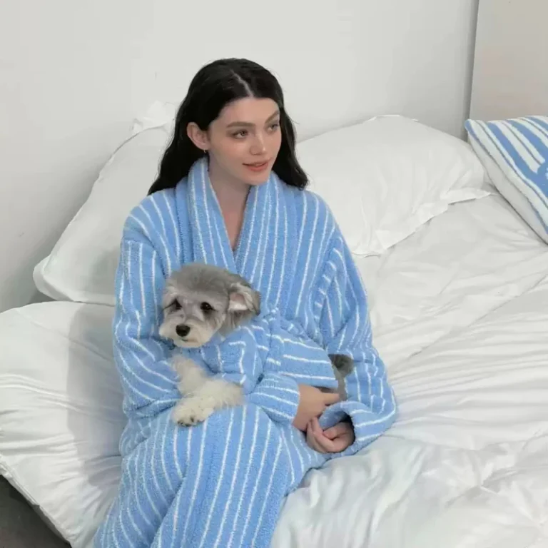 Designer-Custom-made-Soft-Fluffy-Feel-Pajama-Sets-for-Cats-Dogs-Winter-Luxury-Cute-Warm-Pet-Clothes-That-Match-the-Owners
