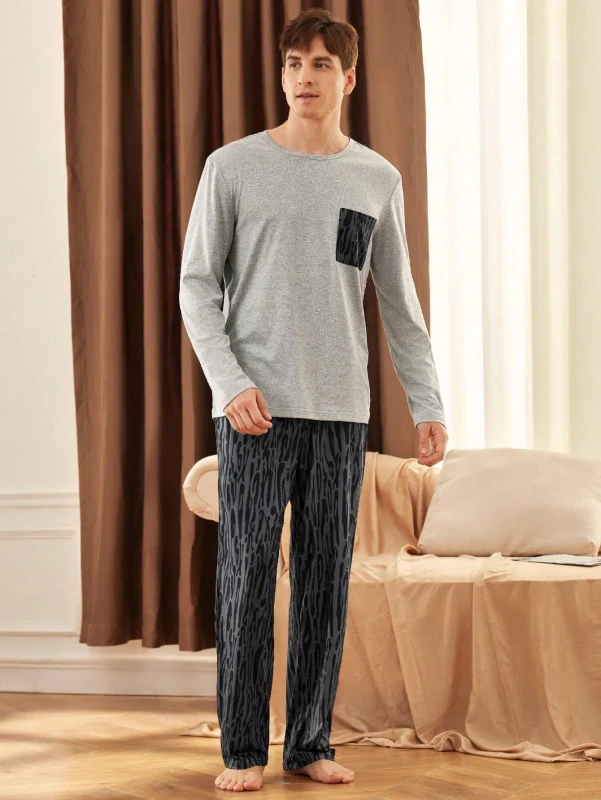 Eco Friendly Lightweight Loose Fit Homewear Sleepwear Clothing Pajamas Men
