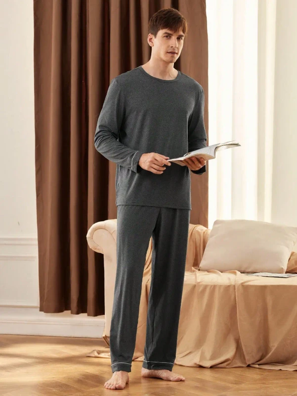 Eco Friendly Loose Fit Homewear Sleepwear Ready to Ship Sleepwear Men's Pajamas