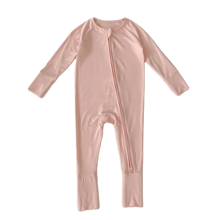 Engepapa-Newborn-Baby-Bamboo-Fiber-Double-Zipper-Pajamas-Suit-Set-Soft-Baby-Jumpsuit-Sleepers-Baby-Rompers