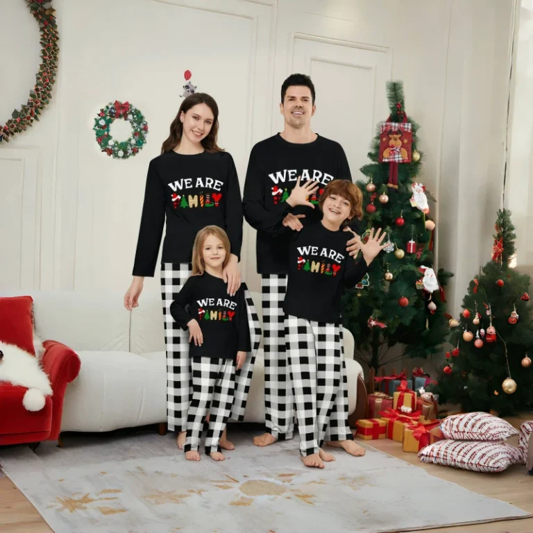European-American-Style-Family-Pajamas-for-Adults-Children-Winter-Home-Wear-with-Christmas-Tree-Print-Girls-Matching-Outfits