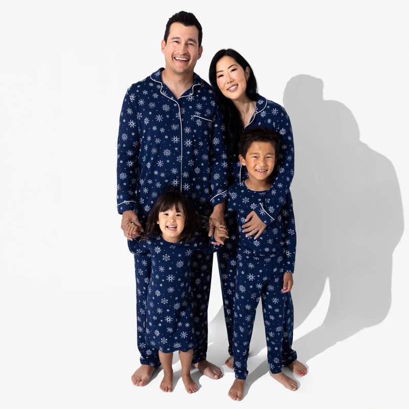 Factory Custom Men's Breathable Pajama Set Family Casual Party Bamboo Modal Pajama Set Family Pajamas Printed