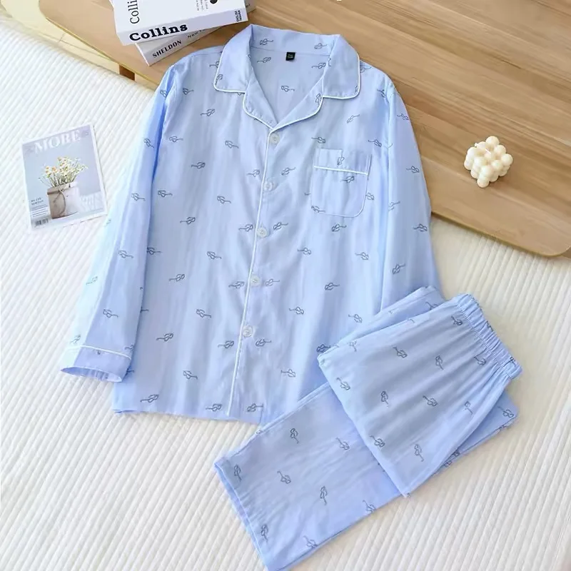 Factory Custom Men's Pajamas High-End Eco-Friendly Bamboo Premium Satin Luxury Couple Pajamas