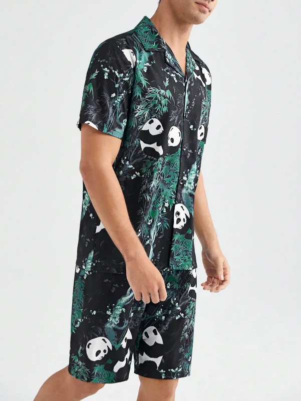 Factory Direct Sales Custom Logo Comfortable Summer Casual Men's Sleepwear