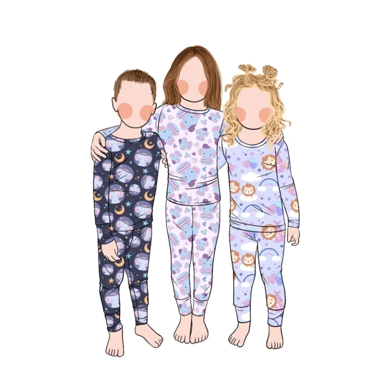 Factory-Directly-Sale-Animals-Printed-Bamboo-Kids-2pcs-Long-Sleeves-Pajamas-for-Toddler-Baby