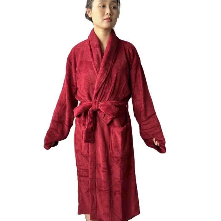 Factory-Outlet-Price-Ladies-Bathrobes-Soft-Long-Bathrobes-Winter-Clothes-for-Women-Woven-Robes-Winter-Wear-Womens-Pajamas