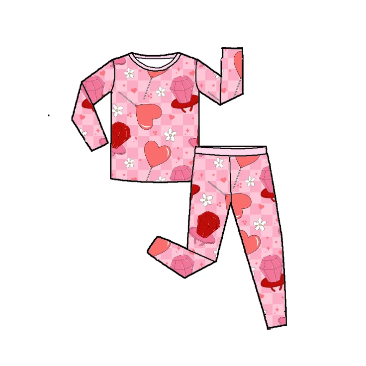 Factory-Suppliers-Custom-Printed-Baby-Bamboo-Clothes-Baby-Romper-Girl-Toddler-Pajamas-Sleepwear-Boutique