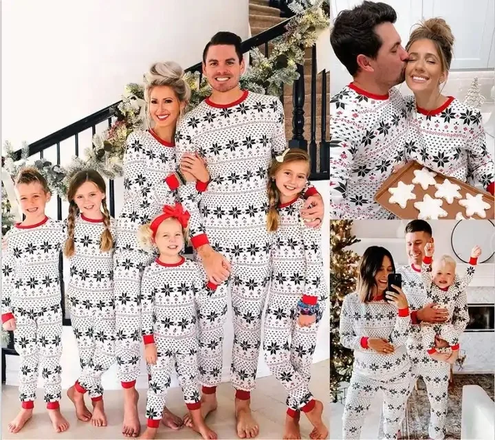 Family-Casual-Cute-Homewear-Pyjamas-Set-Baby-Matching-Christmas-Pajamas