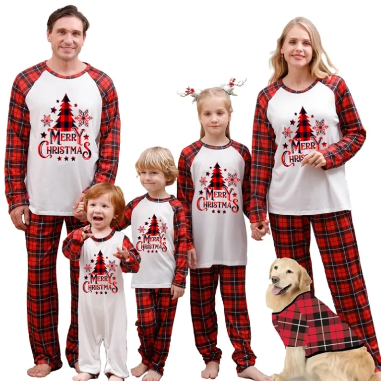 Family-Christmas-Pajamas-Set-Baby-Boys-Children-Fashion-Print-Father-Mother-Kids-Dog-Matching-Clothes-Outfits-Breathable