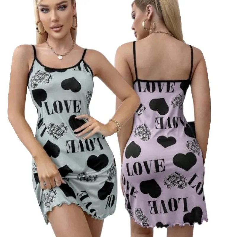 Fancy Dress for Sleeping Women Pajamas Girls Sleepwear Nightdress