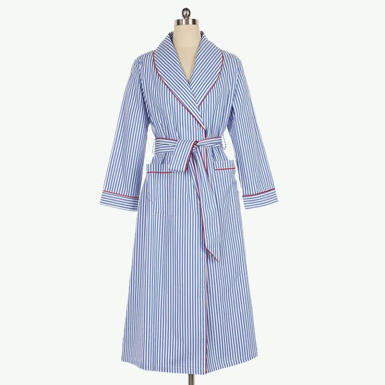 Fashion-Knitted-Striped-Belt-Knee-Length-Robe-Custom-Bluet-Womens-Lounge-Luxury-Bath-Robes-Thermal-Summer-Autumn-Spring