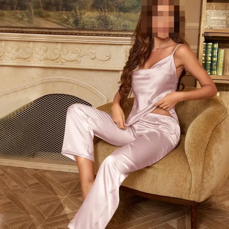 Fashionable-Casual-Camisole-Sleepwear-Home-Wear-Womens-Summer-Thin-Sleepwear-Two-piece-Set