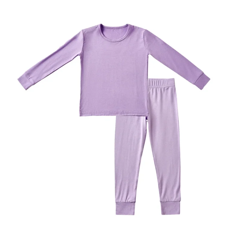 Fast-Shipping-Baby-Bamboo-Pajamas-Set-Family-Sleepwear-2pcs-Long-Sleeve-Printed-Top-Children-Clothes-Outfits-Newborn-Loungewear