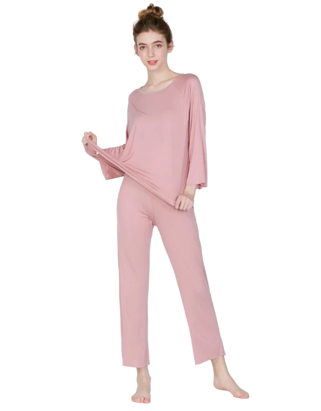 Female New Style Sleepwear Pajamas Women's Soft and Comfortable Plus Size Long Sleeve Pajamas Sets