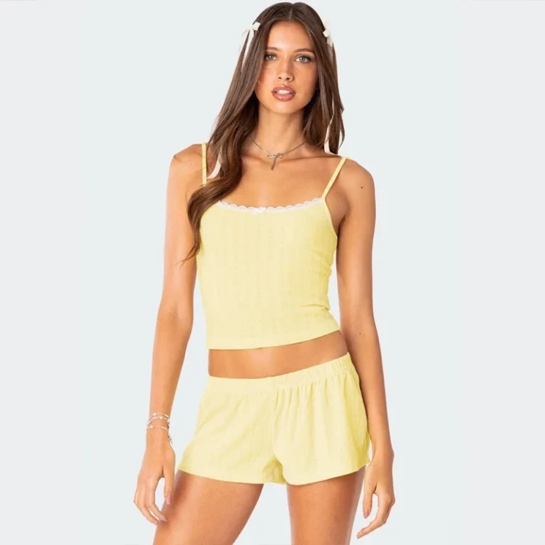 Female-Sleeveless-Lace-Camisole-Tank-Top-and-Shorts-Womens-Pajamas-Set-Casual-2-Piece-Home-Sets-for-Women