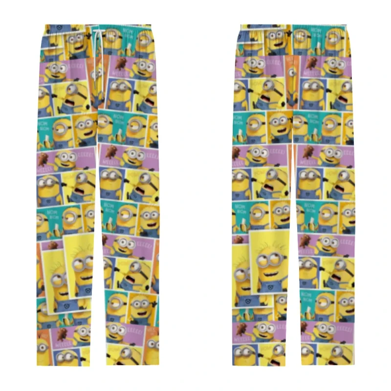 For Foreign Trade Men's Casual Autumn Pajama Pants Cartoon Anime Digital Printing 3D Cotton Bamboo Fiber Quick Dry Fashion