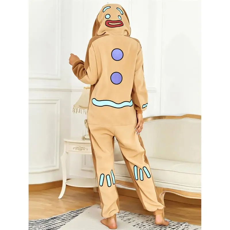 Free shipping Dropshipping High Quality Sleepwear Adult Sleep Jumpsuit Onesie Pajama for Women Costume One-piece Pajamas Kigurumi Party Cloth