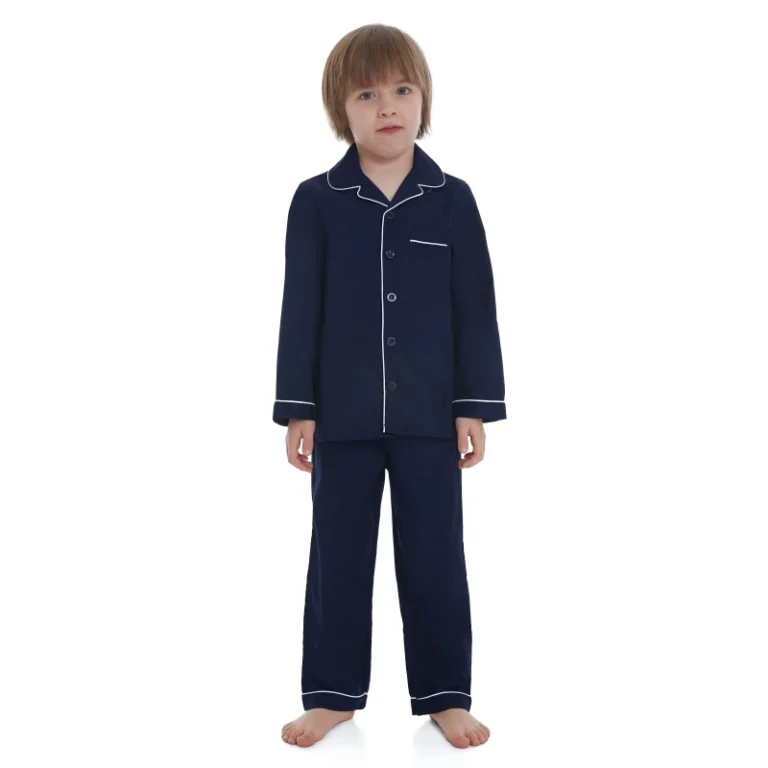 Girls-Boys-100-Cotton-Breathable-Long-Sleeve-Pajama-Set-Summer-Pajamas-for-Kids-Size-2-Toddler-14-Years