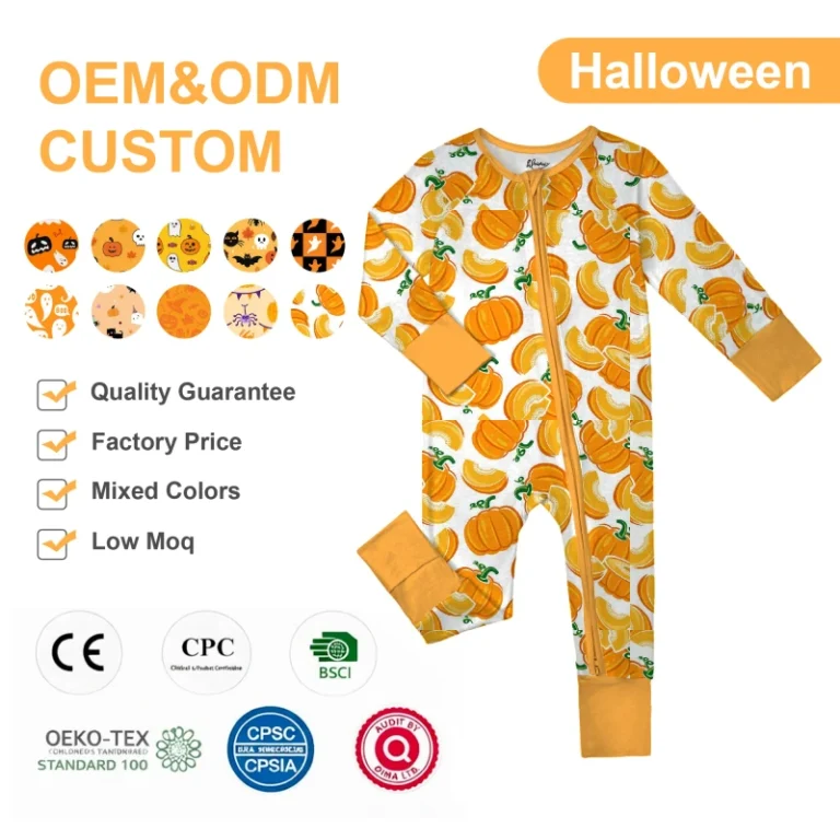 Halloween-Prints-Bamboo-Baby-Pajamas-Custom-RTS-Mystery-Box-Organic-Kids-Bamboo-Pajamas-Cartoon-Print