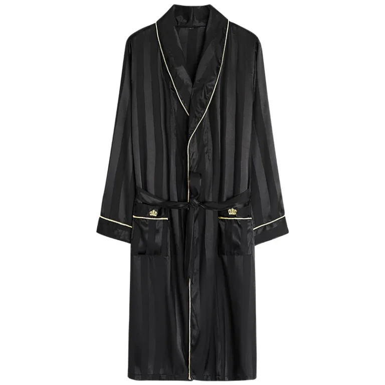 High-Quality-Ice-Silk-Long-Sleeve-Womens-Robe-Sexy-Style-Plus-Size-Robe