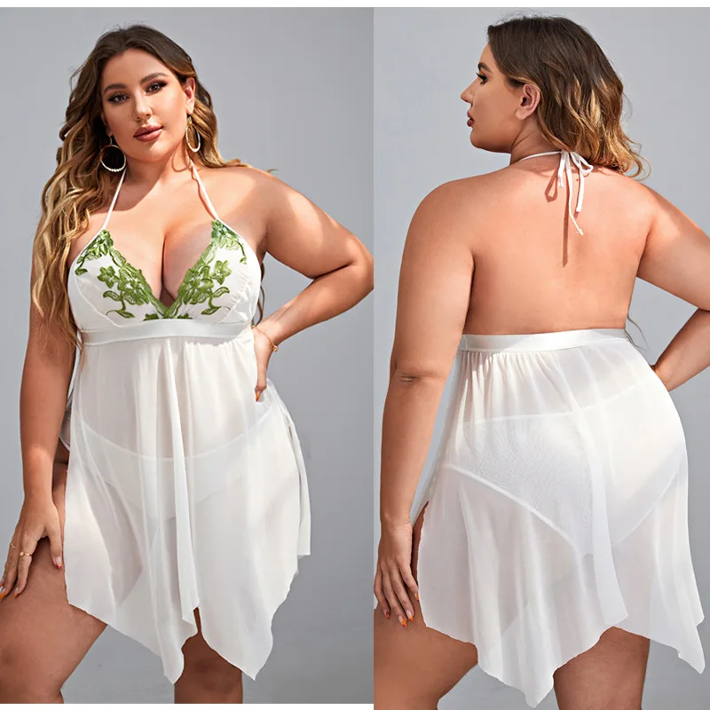 High Quality Lingerie Women Plus Size Nightdress Exotic Sexy Lace Lingerie