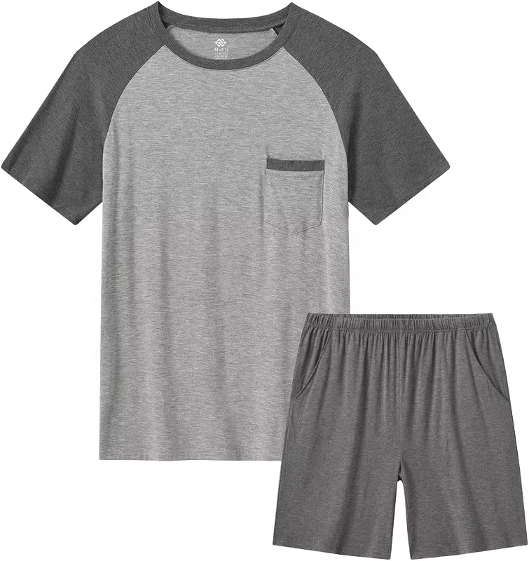 High Quality Men's Pajamas Sleepwear Come in Custom Sizes and Colors Short Sleeve Pajamas Clothing for Men
