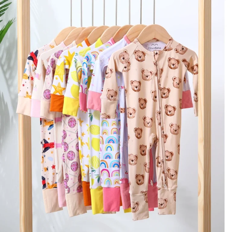 High-Quality-Newborn-Solid-Printed-Bamboo-Zipper-Romper-Organic-Bamboo-Baby-Pajamas-Factory-Soft-Baby-Bodysuit-Clothes