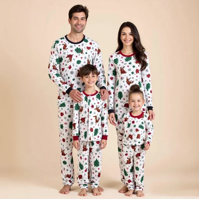 Hongbo-Custom-Designer-Cozy-Cotton-Christmas-Pajamas-Family-Matching-Outfits-for-Boys-Baby-Boys-Vocation-Pijama