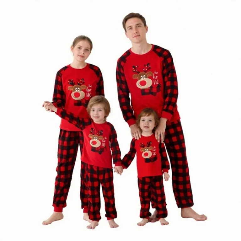 Hongbo-OEM-Matching-holiday-family-pajamas-Design-logo-Bamboo-Modal-Family-Costumes-Apparel-for-Halloween-Christmas