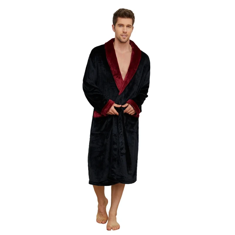 Hotel Unisex Long Staple Cotton Bathrobes Men Couple Spa Robe Custom Terry Cotton Bath Robes for Men