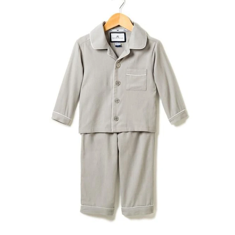 IBaifei Custtom Cotton Newborn Baby Pajamas Infant Kids Pajama Sleepwear Set Nightwear Clothes Soft Baby Bamboo Pajamas Set