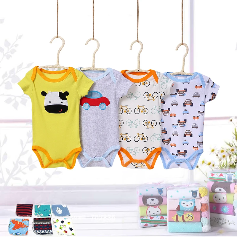 Infant Pajamas Soft Breathable Baby Clothes Cotton Baby Romper 0-24 M Baby Clothes