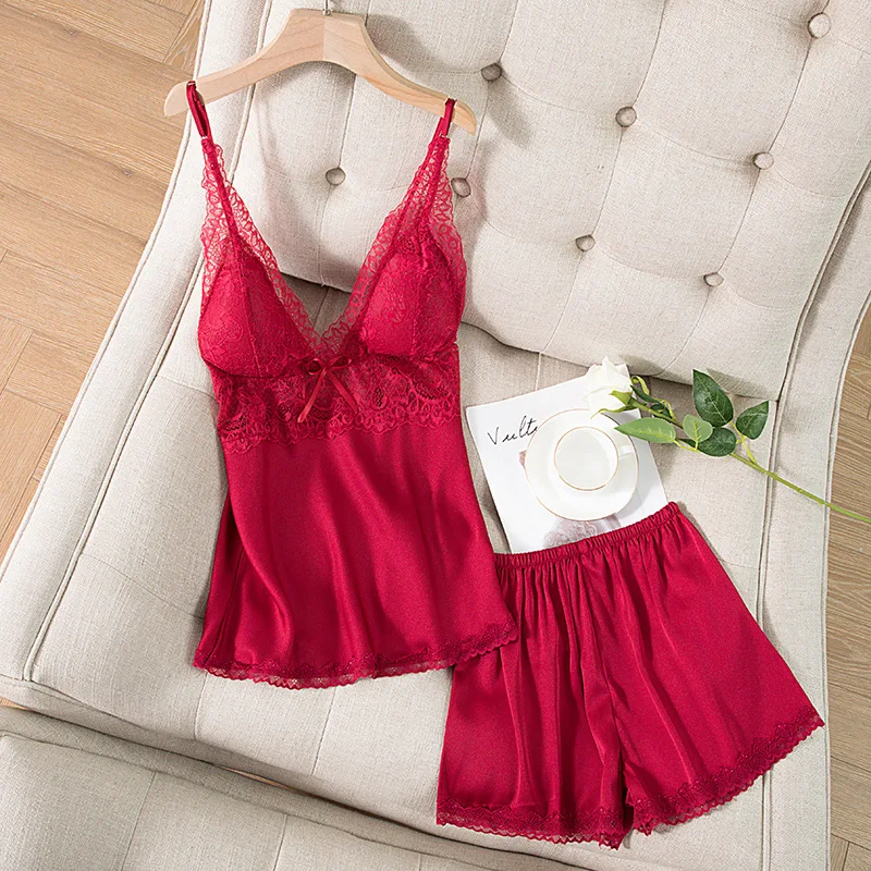 Jacquard Satin Sheer Sleepwear Hot Nightdress Pyjama Viscose