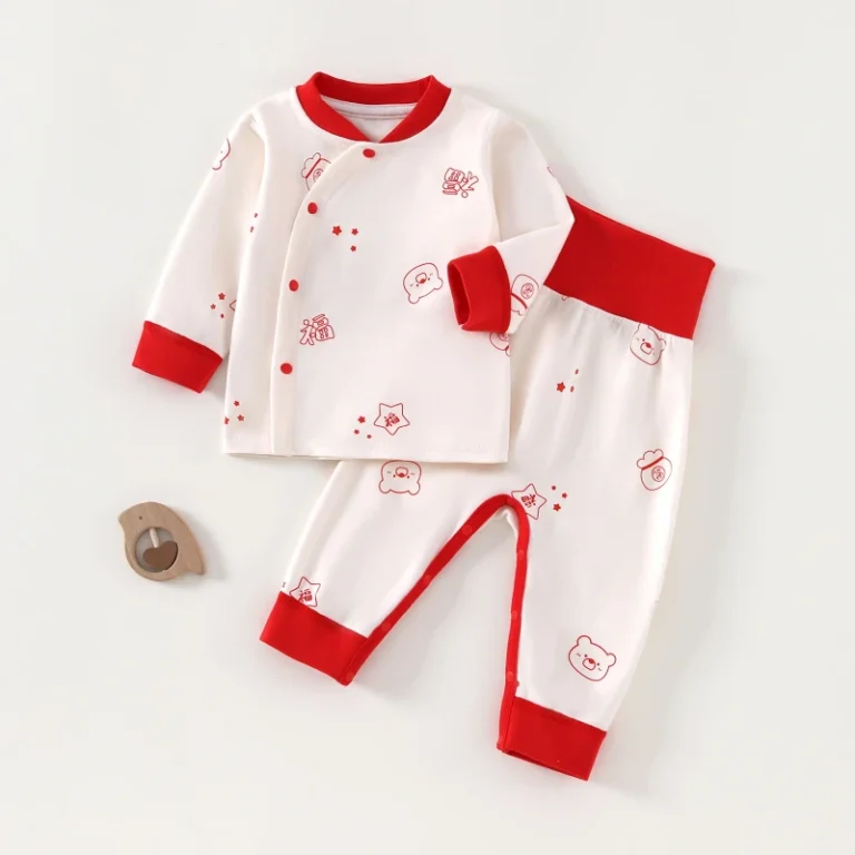Ka-Ka-Bear-Spring-Casual-Baby-Clothing-Set-2PCS-Cotton-Worsted-Fabric-Cartoon-Print-Breathable-Unisex-Hipsters-Pants-Full-Sleeve
