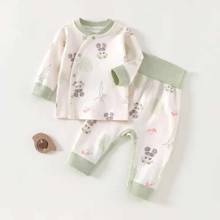 Ka-Ka-Bear-Spring-Casual-Baby-Clothing-Set-2PCS-Cotton-Worsted-Fabric-Cartoon-Print-Breathable-Unisex-Hipsters-Pants-Long-Sleeve