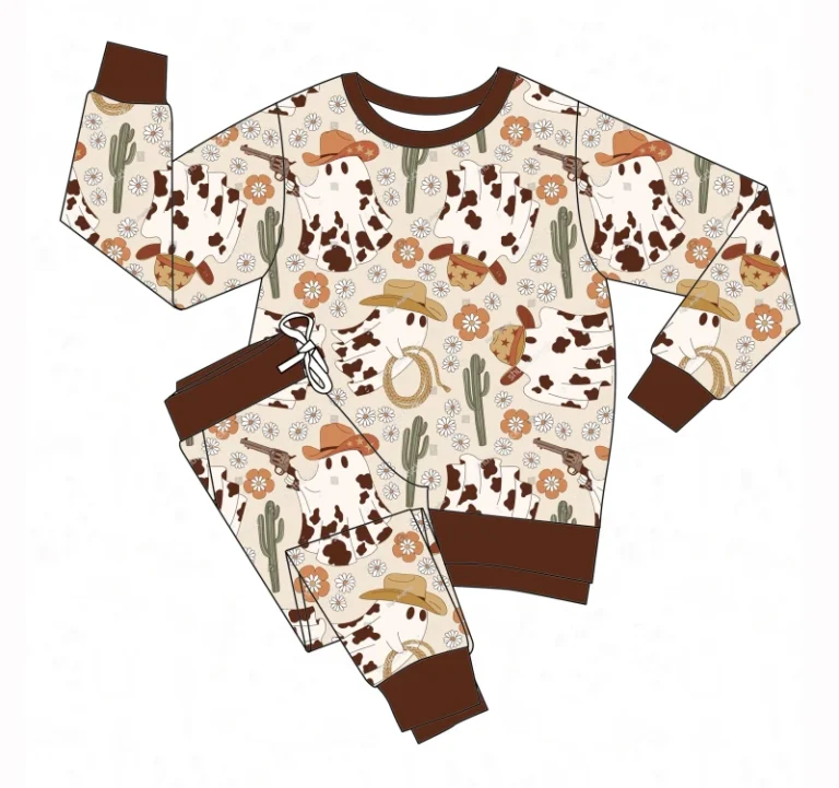 Kids-Matching-Family-Sweatsuit-Long-Sleeve-Pullover-Pants-Set-Manufacturer-Direct