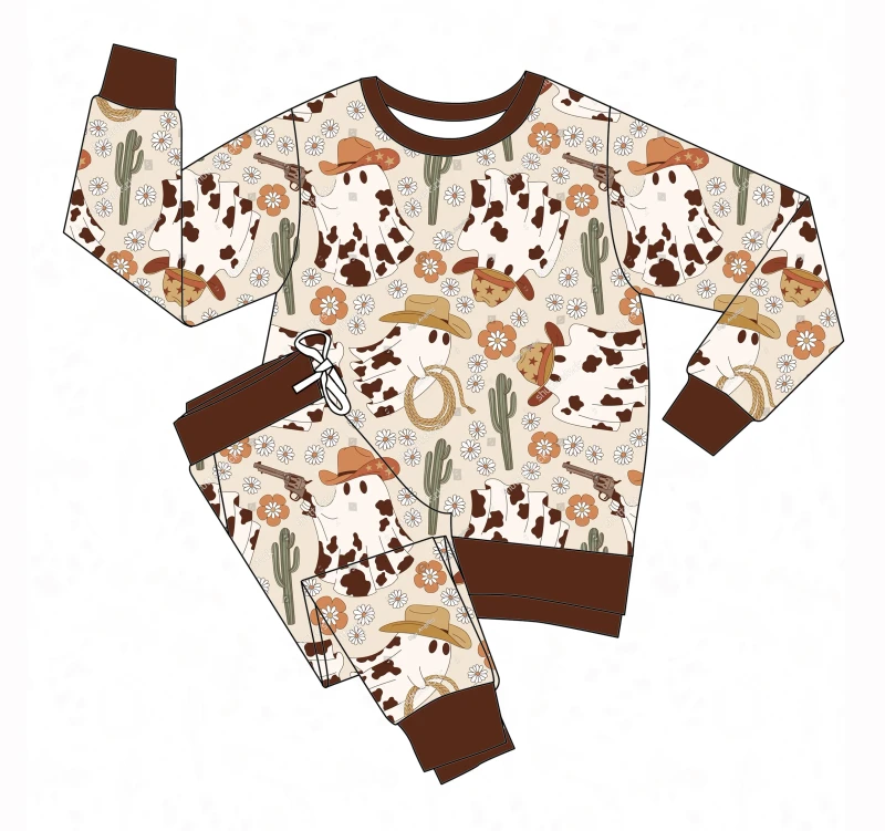 Kids Matching Family Sweatsuit Long Sleeve Pullover & Pants Set Manufacturer Direct