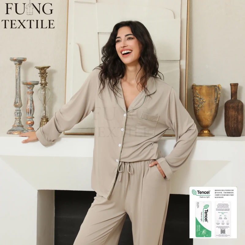 LM 2 OEM Hypoallergenic Soft Modal Fabric Elegant Simple Solid Plus Size Full Length Lounge Pants Elastic Waist