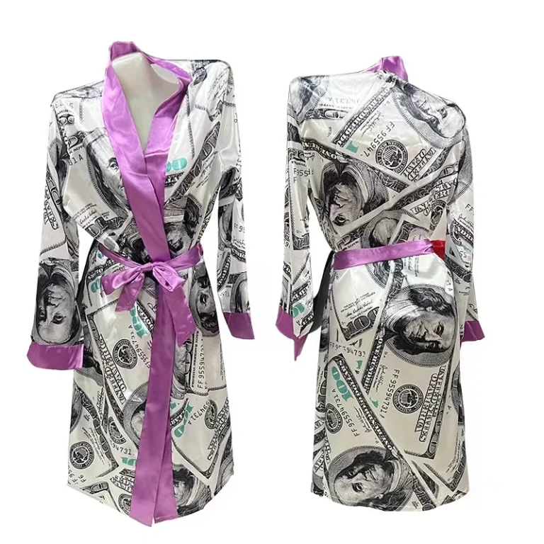Luxury-Bath-Women-Money-Robe-Silk-Satin-Robe-Pajamas-for-Woman