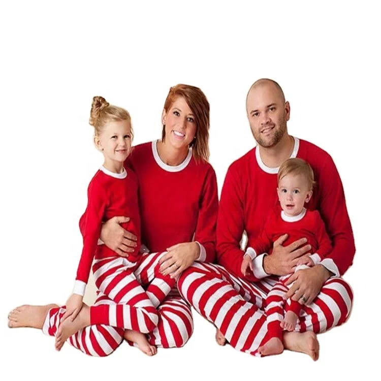 Luxury Terry Christmas Family Matching Pajamas for Kids Baby Girls Women Adults Autumn