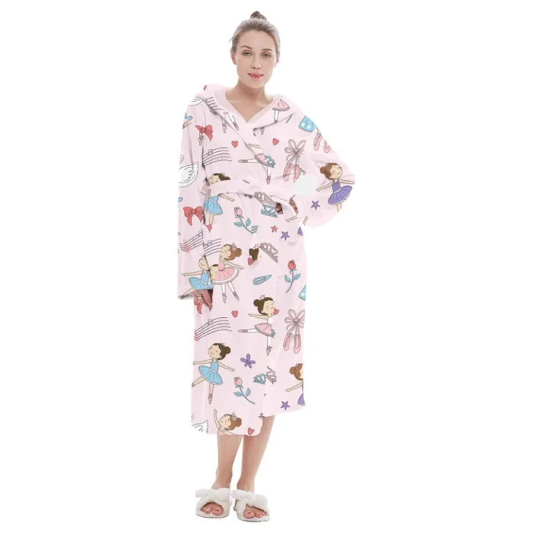 Manufacturers-Custom-Size-Soft-Plain-Black-Unisex-Robe-Plus-Size-Pajamas-Printed-Flannel-Bathrobe