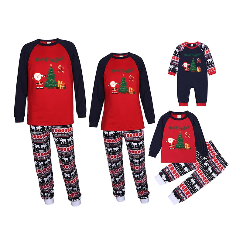 Matching Christmas Pajamas for Family Bamboo Christmas Mommy and Me Outfits Sustainable Family Matching Pajamas