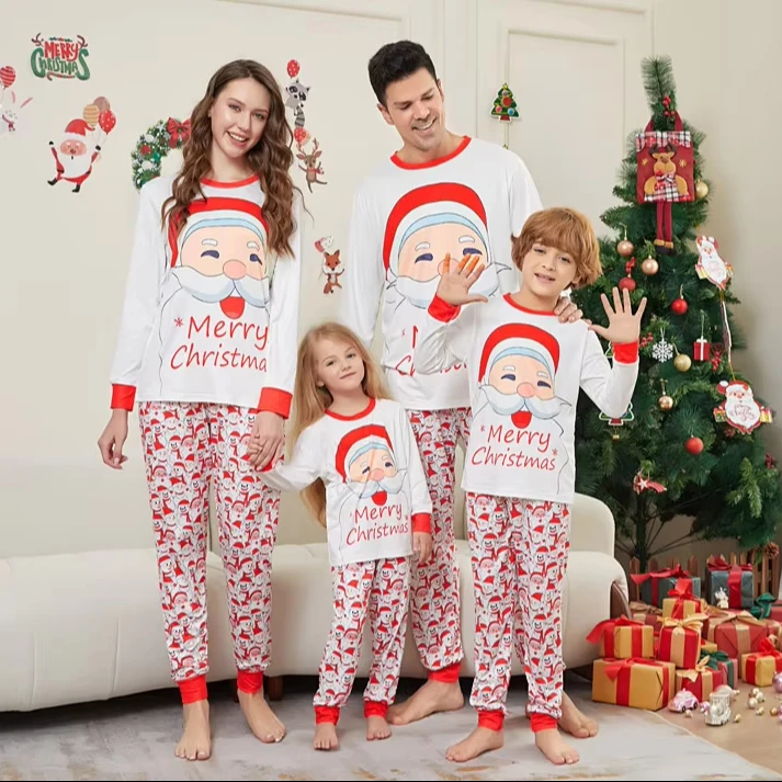 Matching Pajama Set Christmas Pyjamas Family Holiday Large Size Pyjamas Women Sleepwear Family Christmas Pajamas Kids