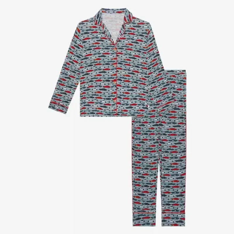 Men Pijamas Cotton Men's Pajama Set Loose Spring Autumn Double Layer Gauze Full Cotton Crepe Long Sleeve